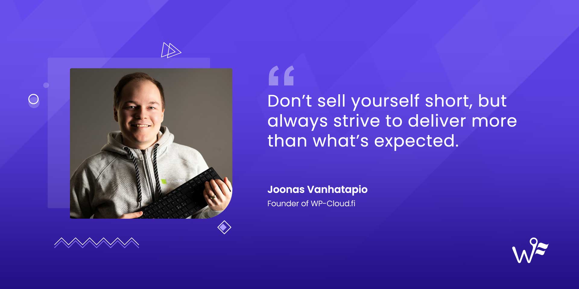 Joonas Vanhatapio of WP-Cloud.fi